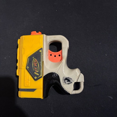 Nerf toy gun used with bonus spheres