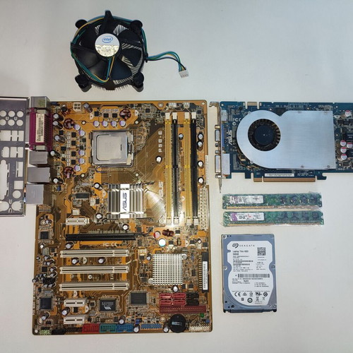 Asus Retro WinXP Bundle used with Core 2 Duo E7500, 2GB RAM, 9600GT