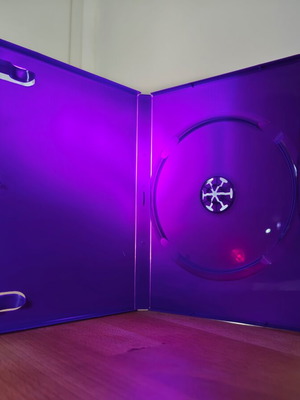 Purple Semi-Transparent DVD/CD Cases pack of 25 new for PS2 Wii Xbox360