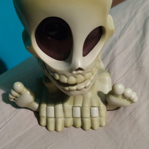 Ghost Hunter toy used, rotating skeleton with laser gun