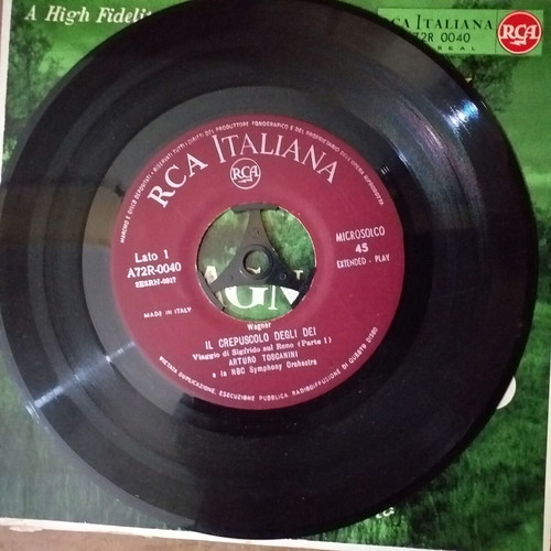 Classical 45 RPM collectible records used, set of 3
