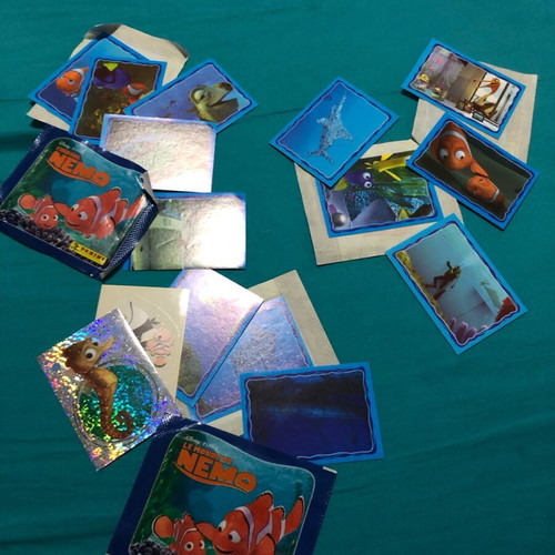 Finding Nemo Panini stickers set 12 sealed packs like new
