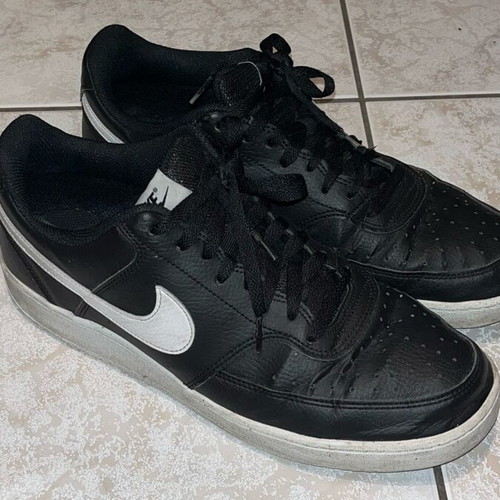 Nike Court Vision Low Next Nature used men's shoes size 44.5 black-white