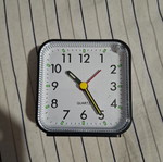 Analog tabletop clock used