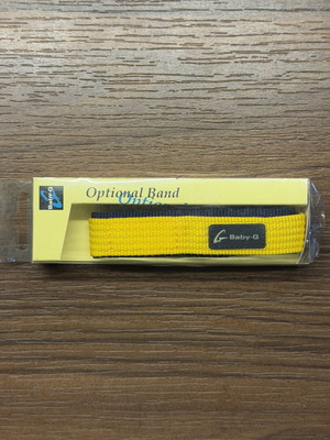 Casio Baby-G Optional Band new, yellow nylon strap