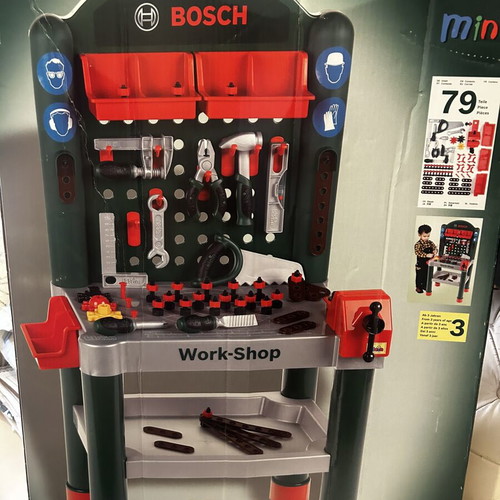 Bosch Klein children's workbench with accessories