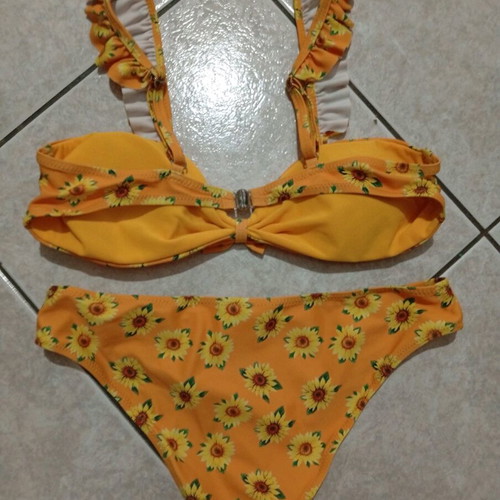 Teen swimsuit 16 years like new, yellow, size 170 cm