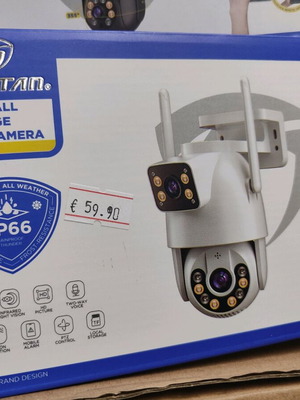 JORTAN 2MP WiFi robotic camera new with 2 cameras