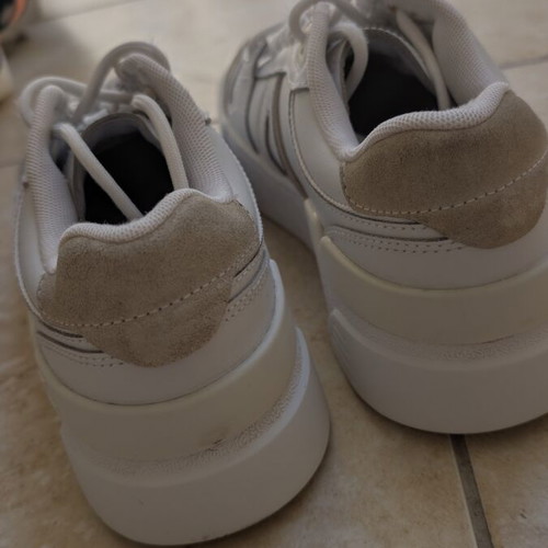 Lacoste Flatform Sneakers used, white off-white, size 37