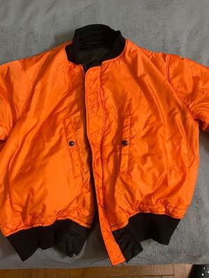 Alpha Industries MA-1 XXL black flying jacket used