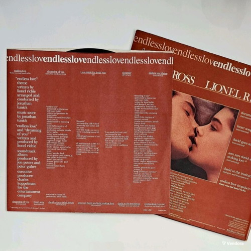 Endless Love Original Motion Picture Soundtrack vinyl record near mint