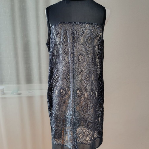 Simply Vera by Vera Wang Black Lace Dress Large like new