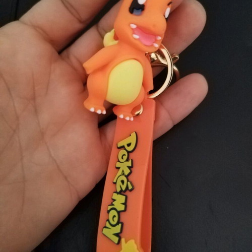 Pokemon Charmander keychain new, multicolored