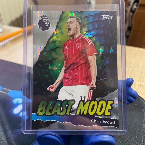 Topps Premier League Chris Wood Beast Mode Insert 2025-26 like new