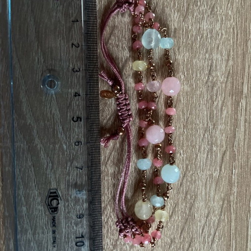 Gregio 925 bracelet pink gold silver like new