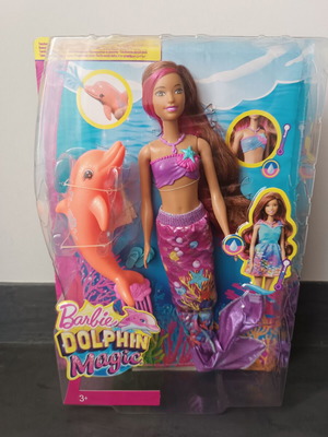 Barbie Magic dolphin Isla mermaid καινούργιο, δελφίνι που αλλάζει χρώμα