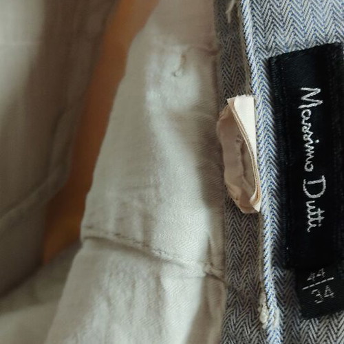 Massimo Dutti pants used, size L, white