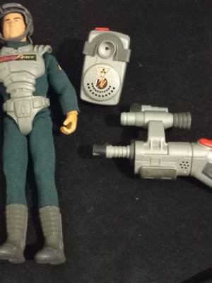 Action Man Laser Force figure like new with laser and hand sensor bracelet