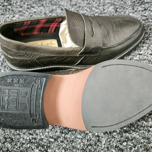 Scotch & Soda men's leather elegant shoes new, size 44, brown
