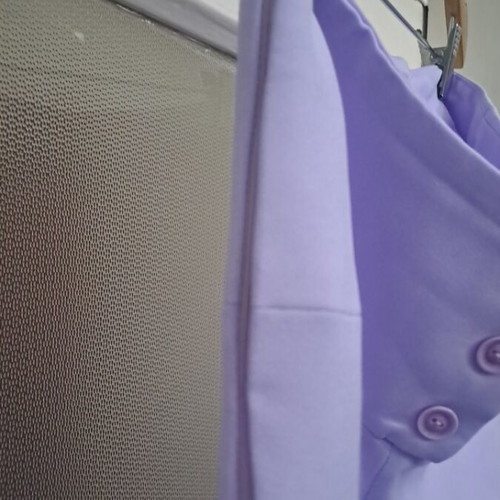 Handmade lilac pants like new, satin texture, sizes M and L