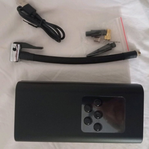 Portable Electric Tire Pump with Digital Gauge USB Rechargeable