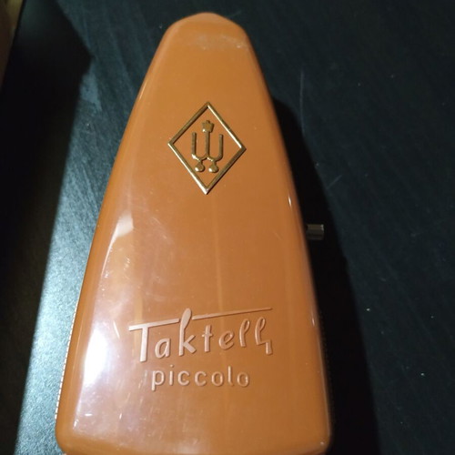 Wittner Taktell Piccolo mechanical metronome like new, brown