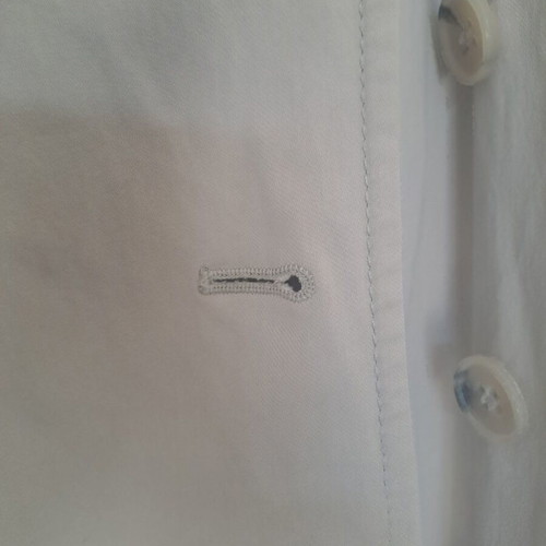 Theory women's trench coat like new, size L, white and gray