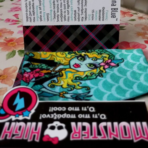 Monster High fabric cases by Mattel like new, 12 pieces