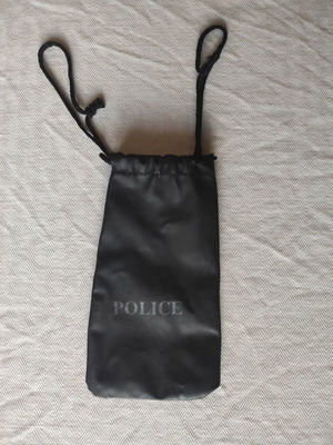 Θήκη για γυαλιά Police πουγκί σαν καινούργιο, μαύρο