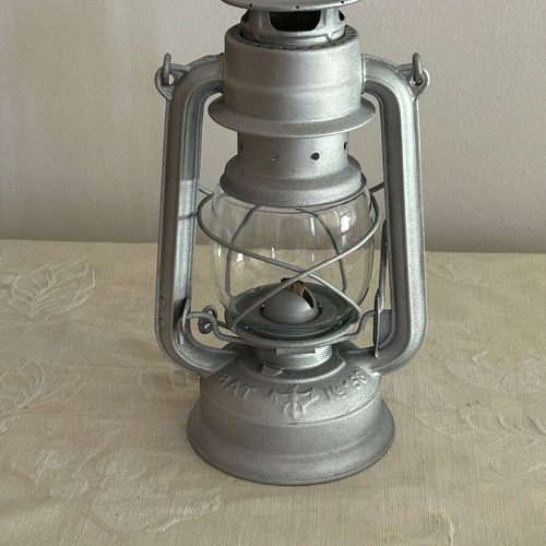 Vintage BAT No.158 storm lantern used, made in DDR 1950-1980