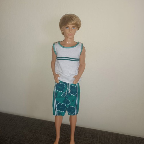 Ken Barbie Beach Cruiser doll with Fashion Avenue set