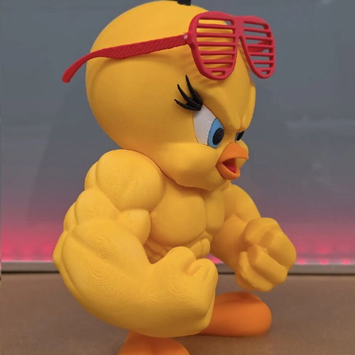 Tweety The Gym Bird figure 22cm height new