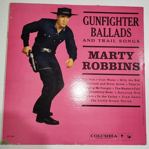 Marty Robbins Gunfighter Ballads And Trail Songs vinyl record used, country
