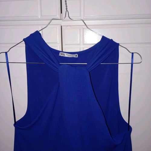 Zara mini dress like new, blue-purple, size M