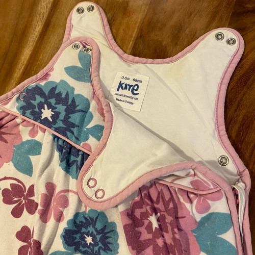 Winter Baby Sleeping Bag used, up to 6 months, 3 tog, sleeveless