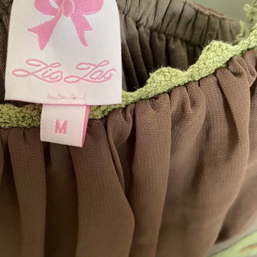 Zic Zac maxi dress used, size medium, brown