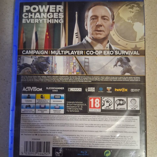 Call of Duty Advanced Warfare PS4 game