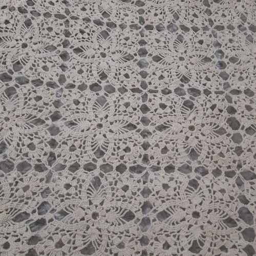 Handmade doily like new, ecru-beige