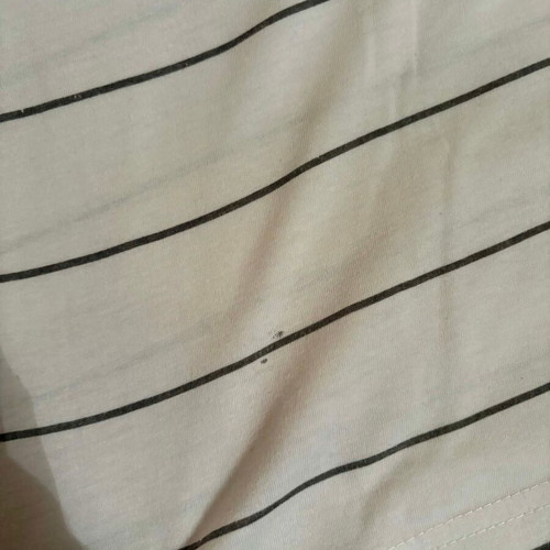 Men's blouse XL like new, white with multicolor stripes