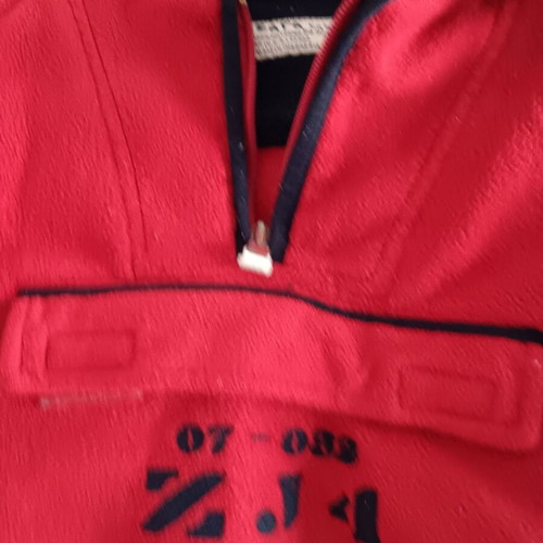 Boys' set blouse and pants used Zara blue and red