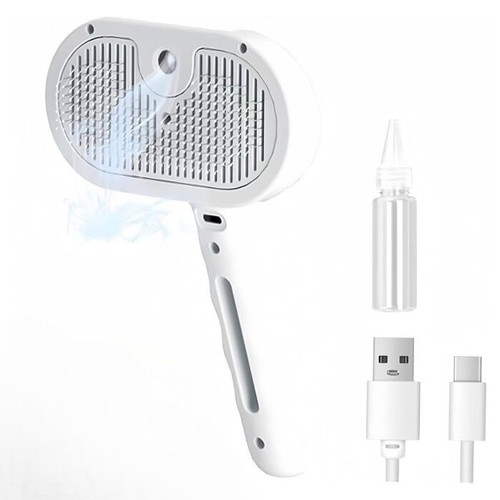 Magic Pet Hair Brush 3-in-1 Steam Massage New