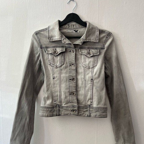 Stradivarius jacket used, gray, size S