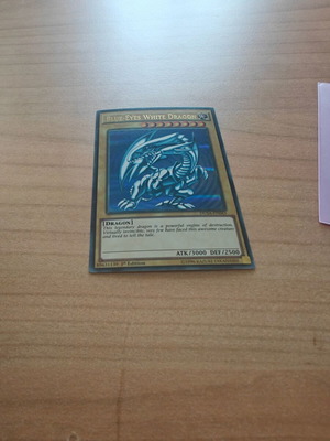Blue Eyes White Dragon card like new