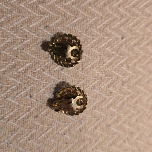 Gold-plated earrings like new