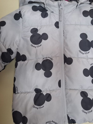 H&M x Disney παιδικό μπουφάν puffer με Mickey Mouse μεταχειρισμένο, μέγεθος 3-4 ετών