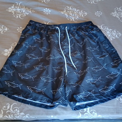 Men's swim shorts Bermuda size L black like new