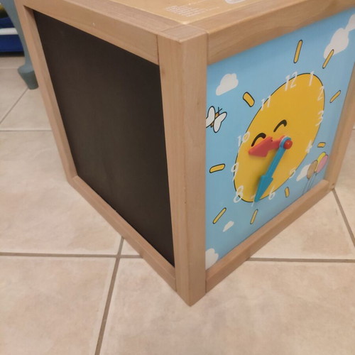ELC wooden activity cube like new