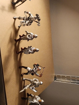 Knight figures used, set of 14, 10 cm