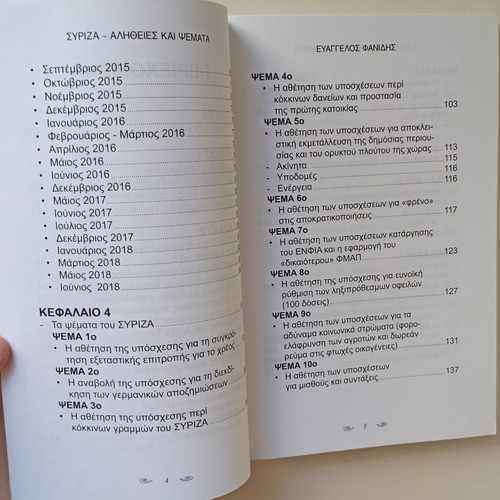 Syriza Alitheies kai Psemata book like new