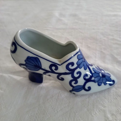 Vintage decorative porcelain shoe like new